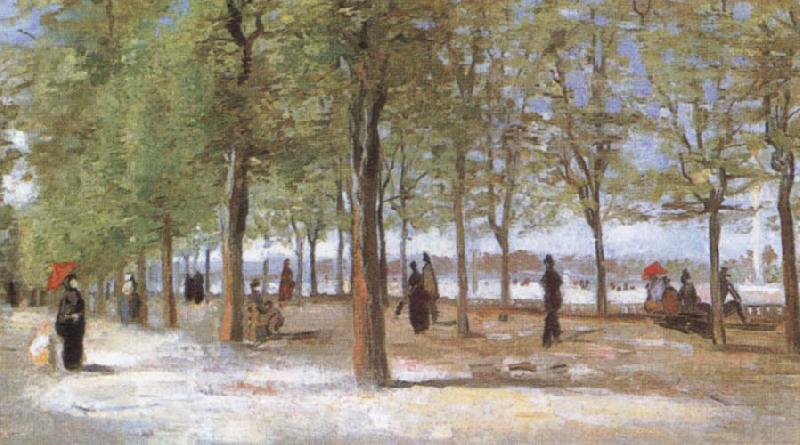 Vincent Van Gogh In the Jardin du Luxembourg china oil painting image